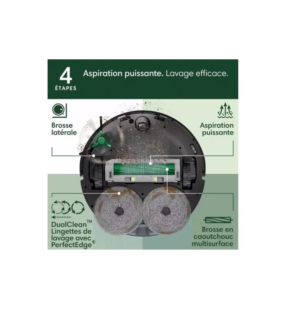 Roomba® Plus 505 Combo + AutoWash™-Basisstation - Schwarz