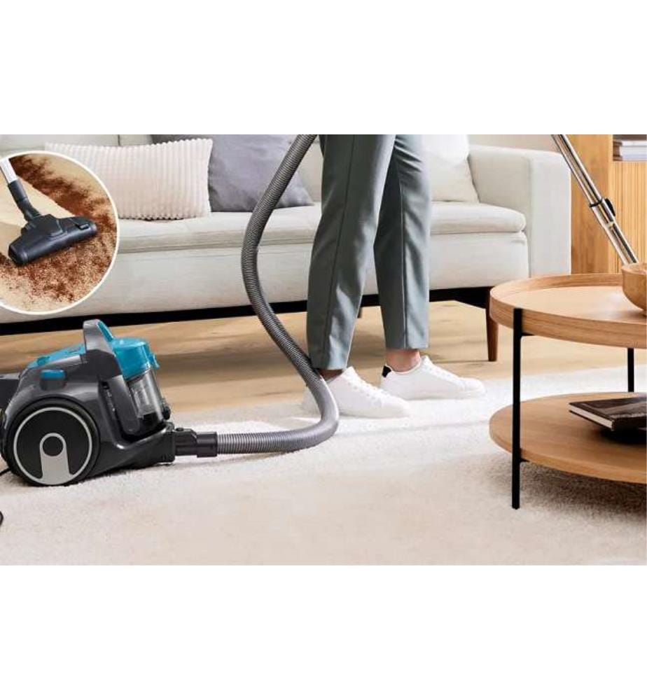 Aspirateur sans sac Série 2 - Turquoise, filtre EPA