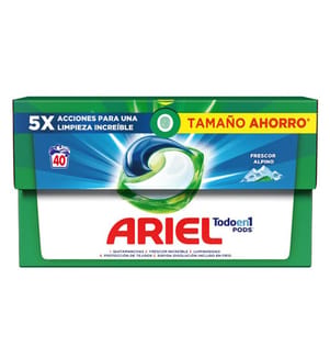 4 x Frescor Alpino Waschmittel-Kapseln – 812 g (40 Waschgänge)