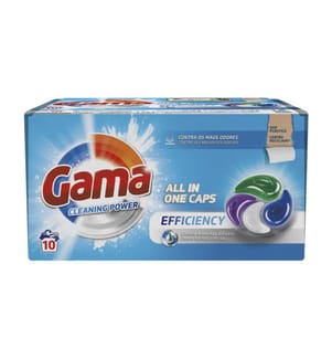 8 capsule di detersivo Efficiency – 220 g (10 lavaggi)