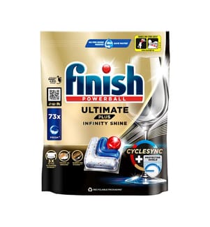 Set di 5 pastiglie lavastoviglie Ultimate Plus Infinity Shine Fresh 73 pastiglie