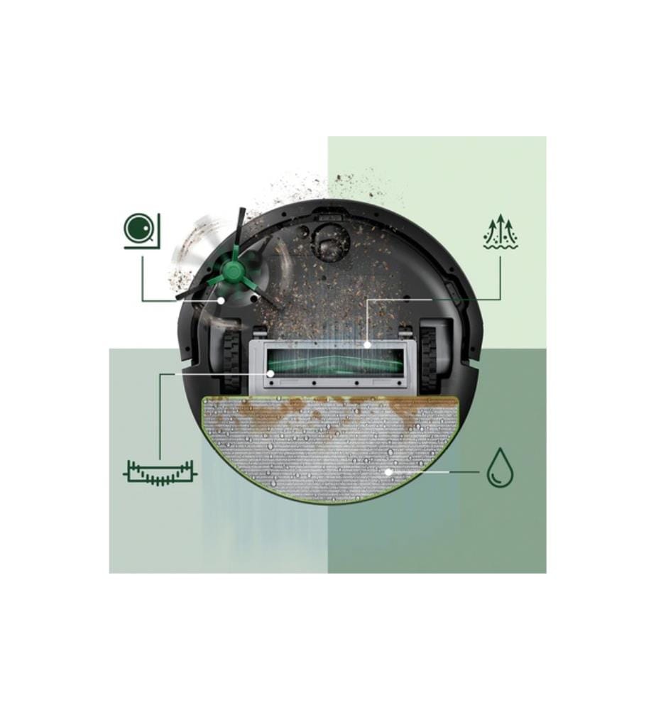 Robot Roomba® 105 Combo - Noir