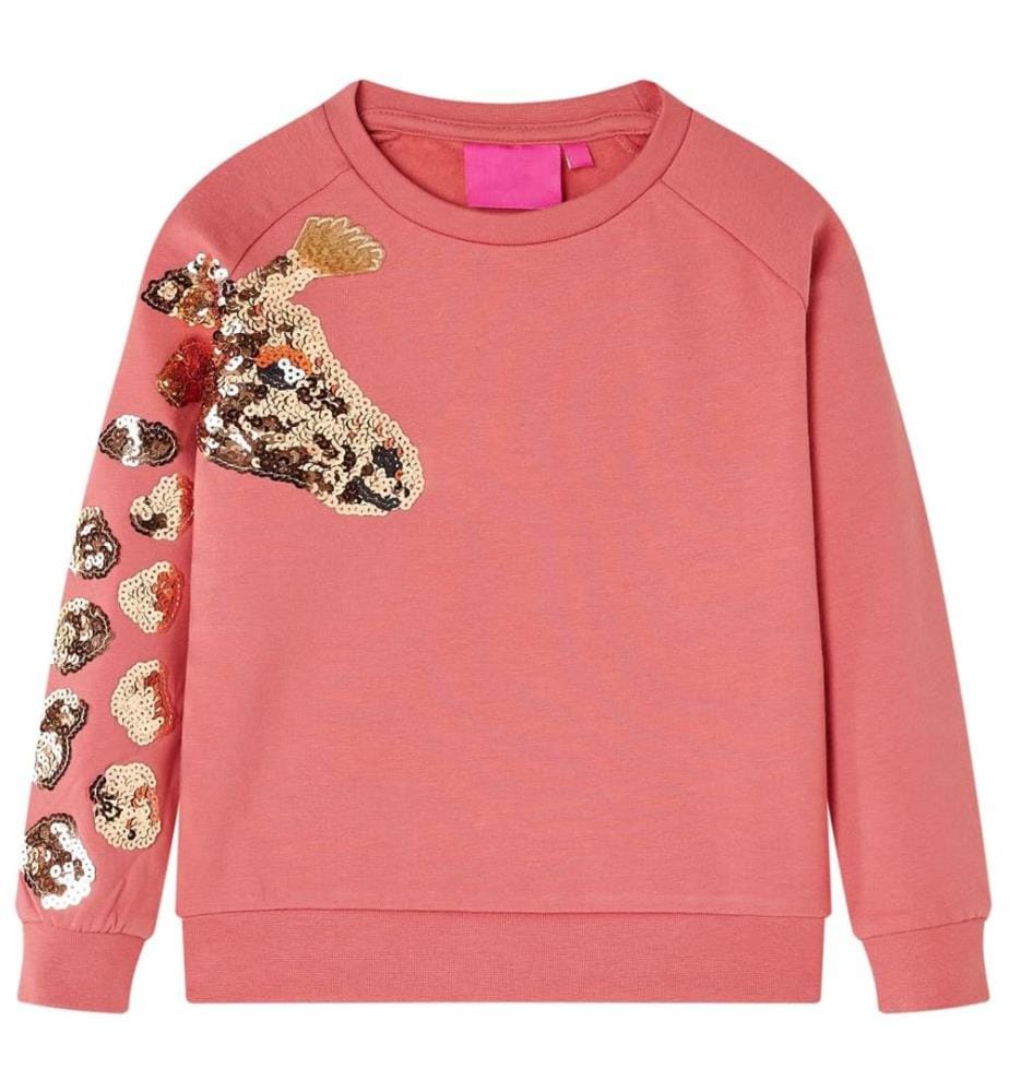 Kinder-Sweatshirt Altrosa 116
