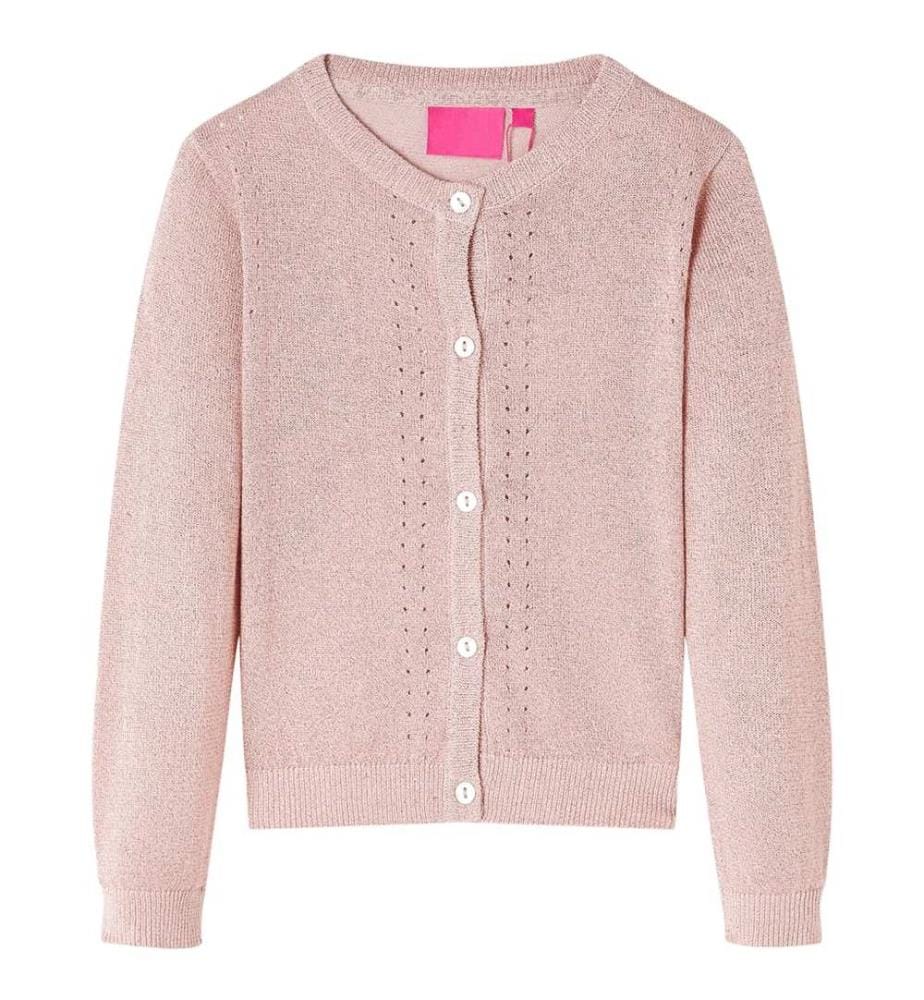 Kinder-Strickjacke Zartrosa 128