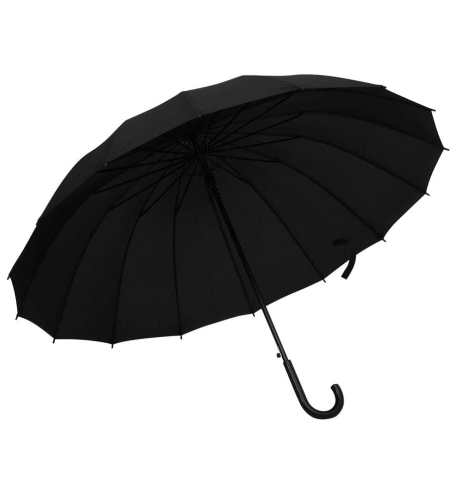 Regenschirm Automatisch Schwarz 120 cm