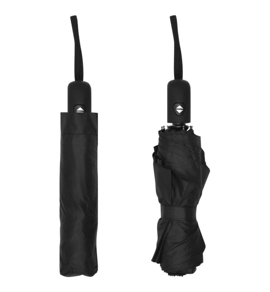 Faltbarer Regenschirm Automatisch Schwarz 95 cm