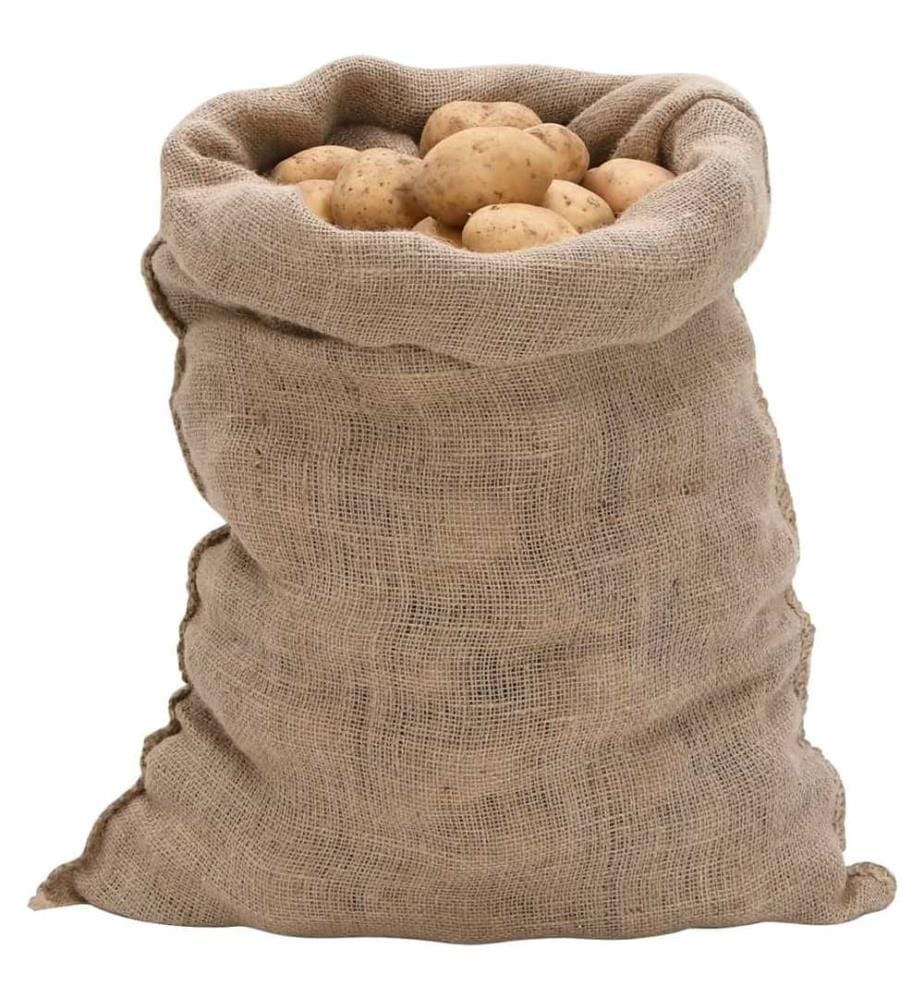 Jutesäcke 10 Stk. 60x105 cm 100% Jute 220 g/m²