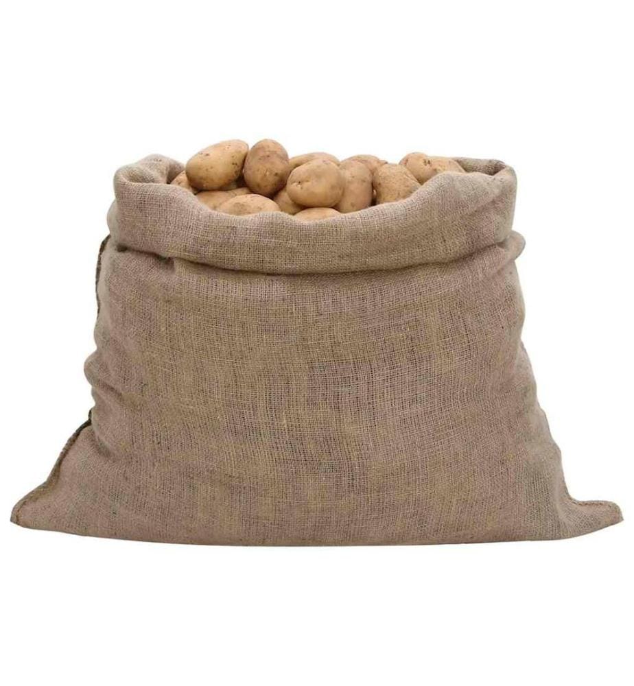 Jutesäcke 10 Stk. 100x110 cm 100% Jute 220 g/m²