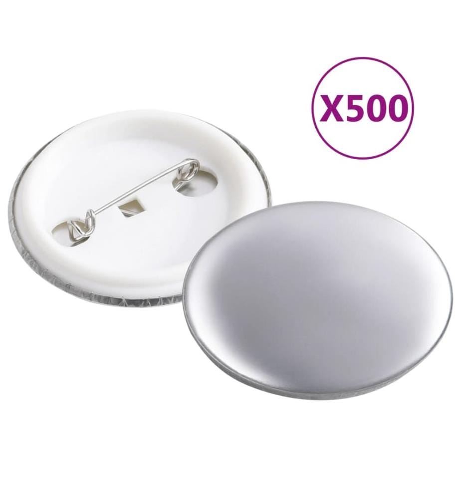 Button-Teile 500 Sets 37 mm