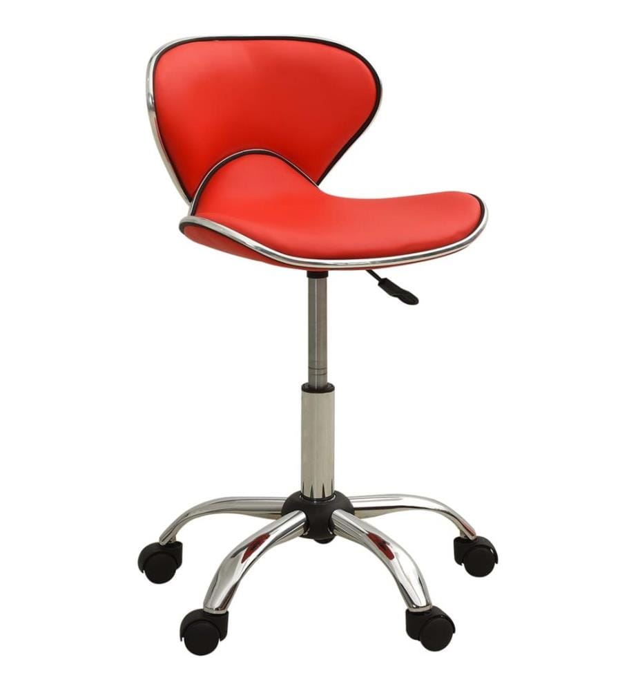 Friseur Rollhocker Rot
