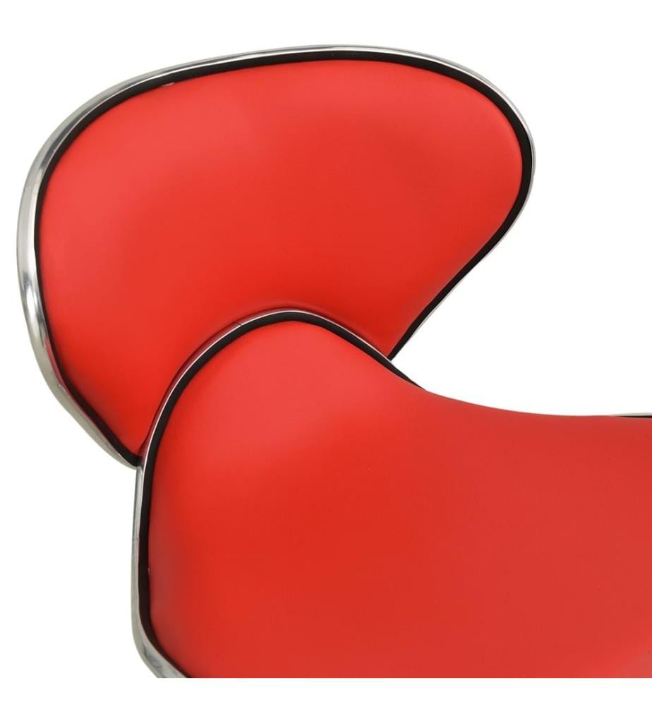 Friseur Rollhocker Rot
