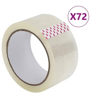 Paketklebeband 72 Stk. Transparent 48 mm x 66 m