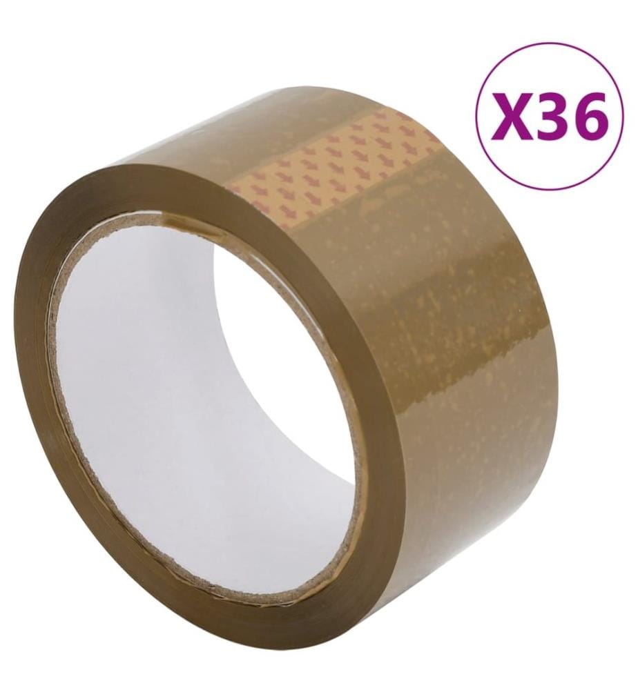 Paketklebeband 36 Stk. Braun 48 mm x 66 m