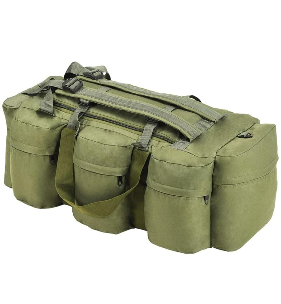 3-in-1 Seesack Armee-Stil 45 L Olivgrün
