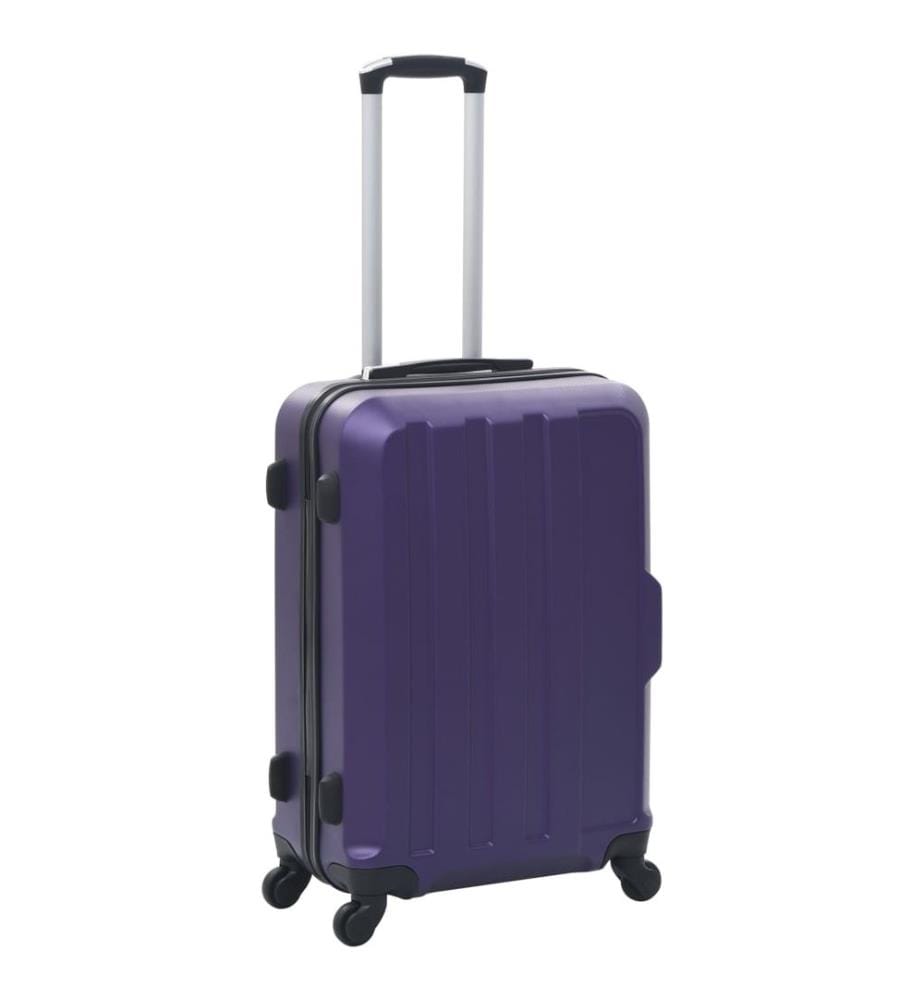 Hartschalen-Trolley-Set 3 Stk. Lila ABS