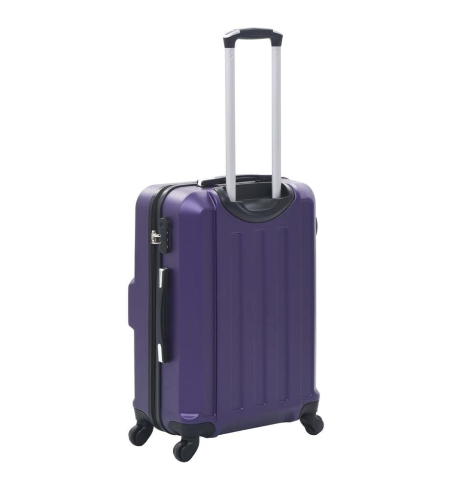 Hartschalen-Trolley-Set 3 Stk. Lila ABS