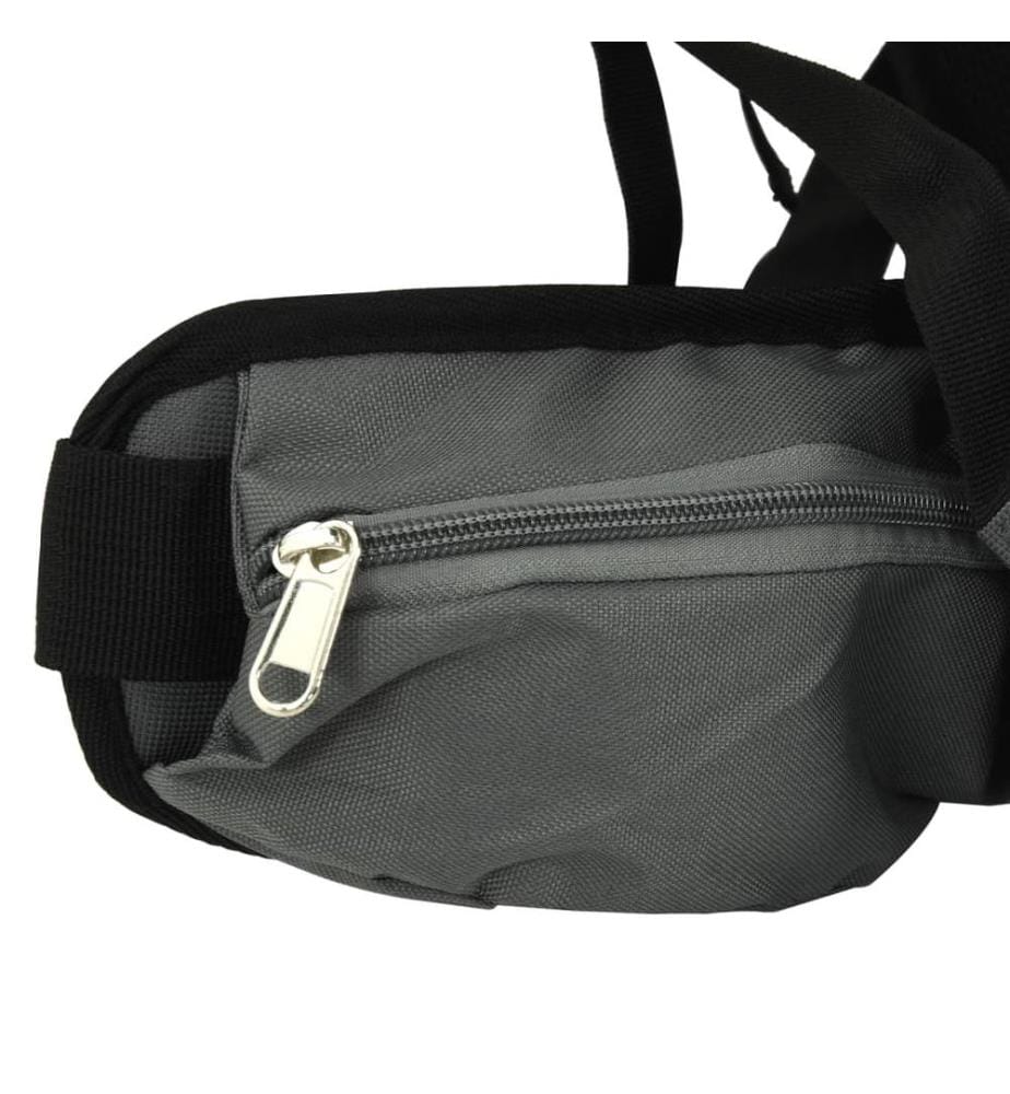 Wanderrucksack Grau 60 L Oxford-Gewebe