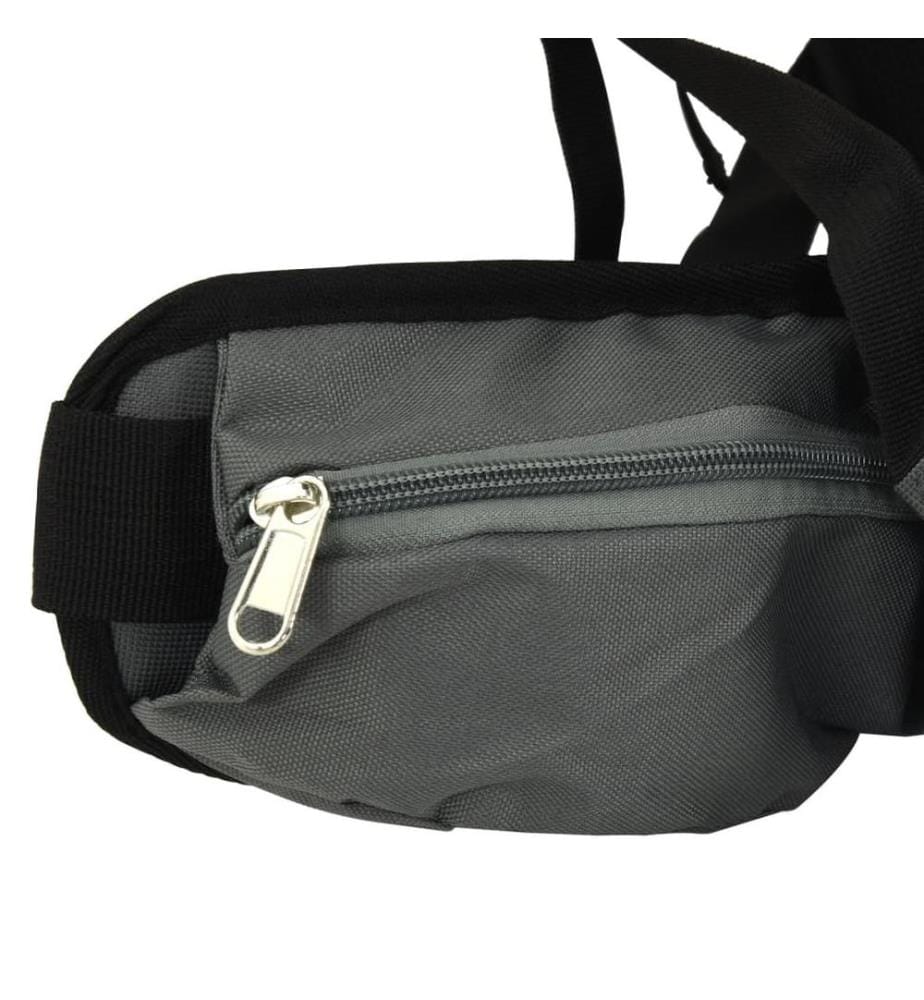 Wanderrucksack Grau 80 L Oxford-Gewebe
