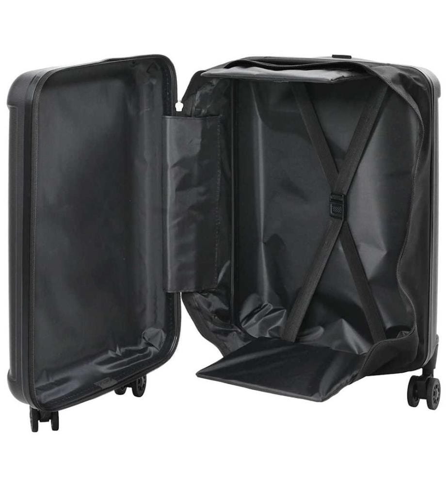 Koffer mit Schloss Schwarz 34 x 23 x 55,5 cm ABS Kunststoff
