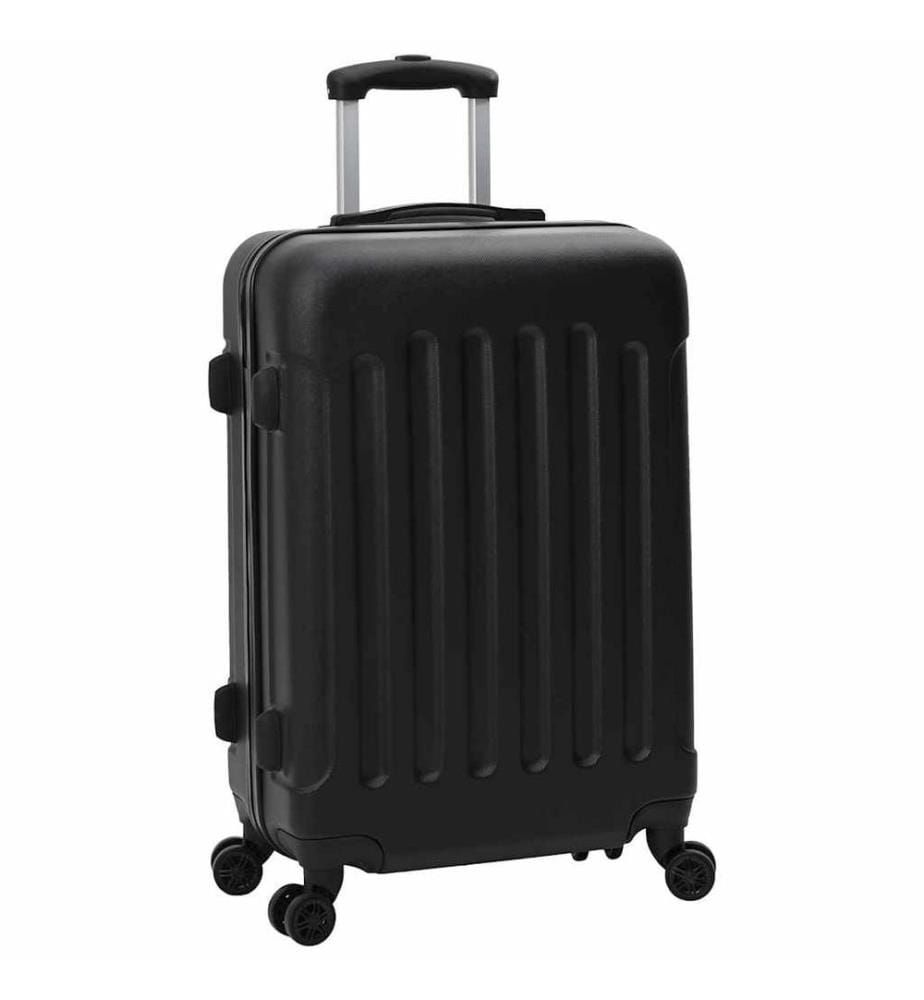 Valise avec verrouillage 3 pcs Noir 50 x 31 x 78 cm Plastic ABS