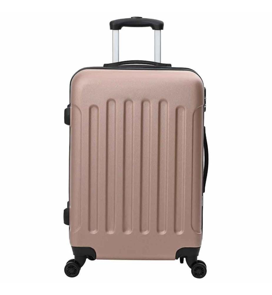 Valise 3 pcs or rose 50 x 31 x 78 cm Plastic ABS