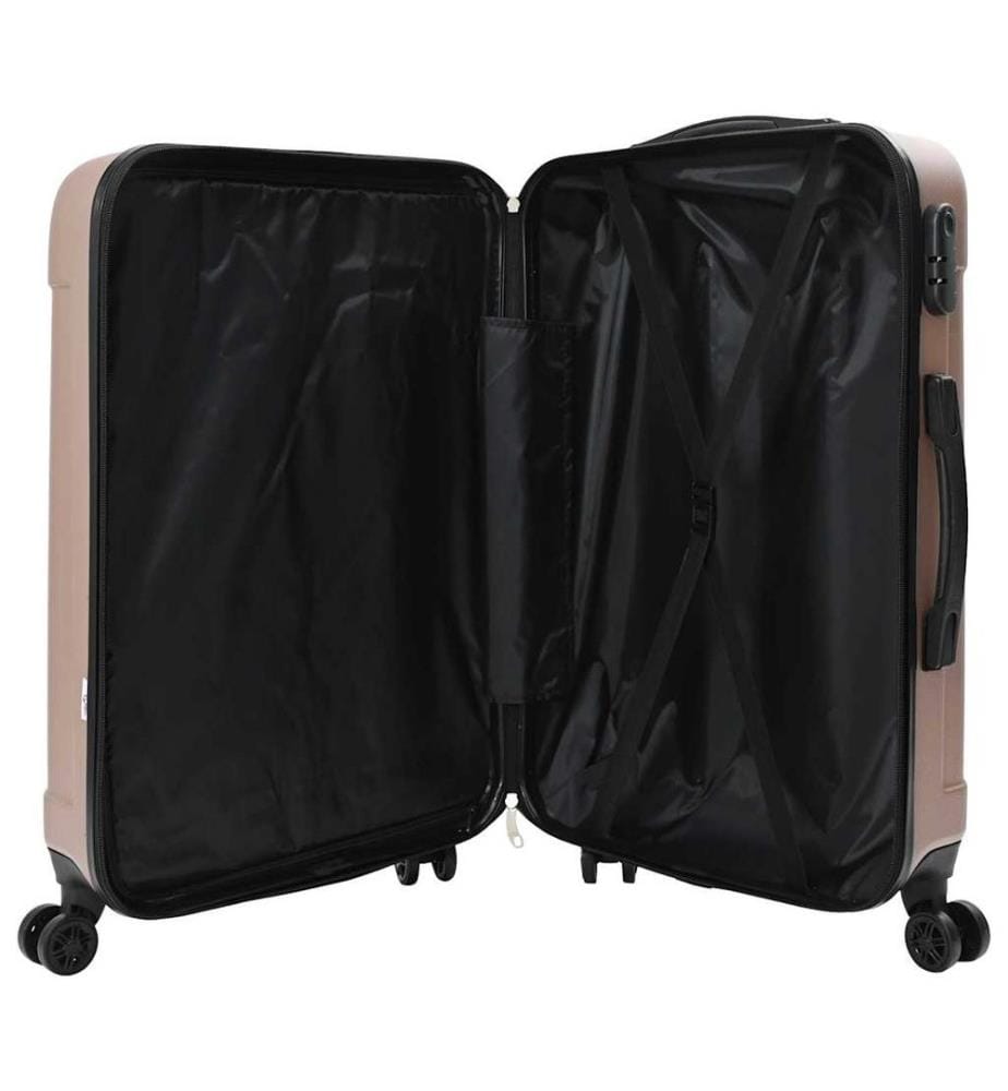 Valise 3 pcs or rose 50 x 31 x 78 cm Plastic ABS