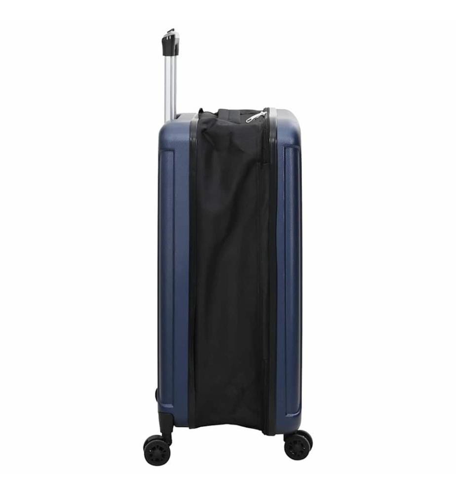 Koffer mit Schloss Dunkelblau 43 x 27 x 66 cm ABS Kunststoff