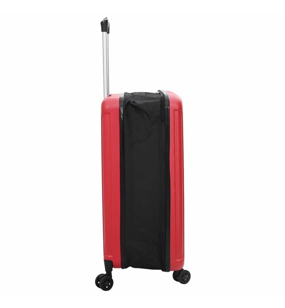 Koffer mit Schloss Rot 34 x 23 x 55,5 cm ABS Kunststoff