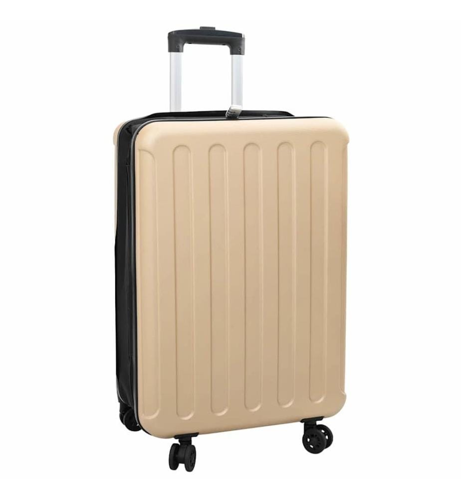 Valise avec verrouillage Champagne 43 x 27 x 66 cm Plastic ABS