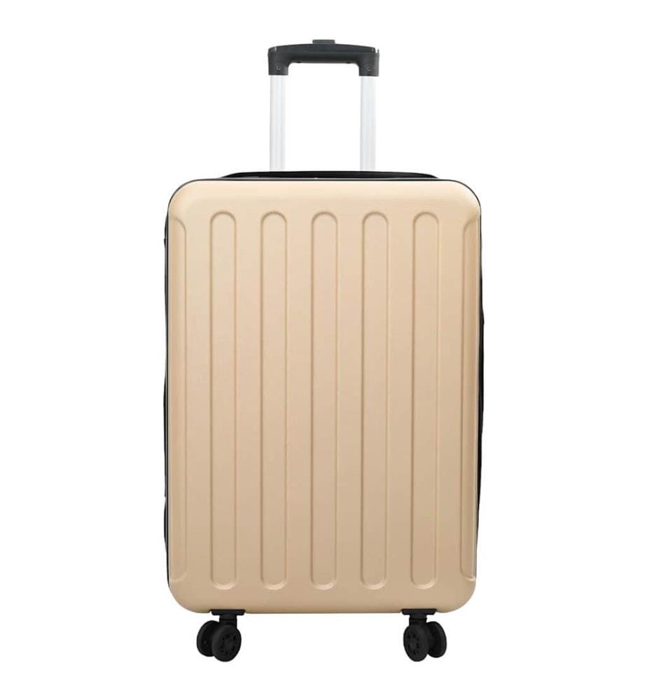 Valise avec verrouillage Champagne 43 x 27 x 66 cm Plastic ABS
