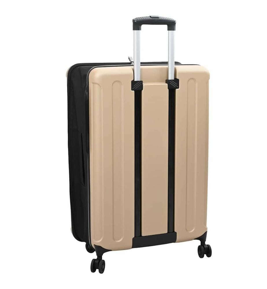 Valise avec verrouillage Champagne 50 x 30 x 76 cm Plastic ABS