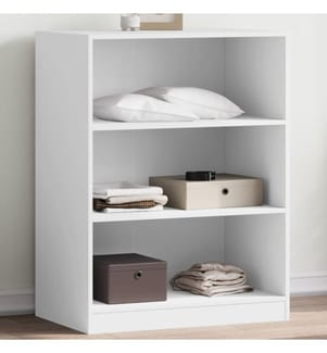 Kleiderschrank Weiss 77x48x102 cm Holzwerkstoff
