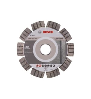 BOSCH - Professional Diamanttrennscheibe Best for Concrete, 125 x 2.2 x 12 mm