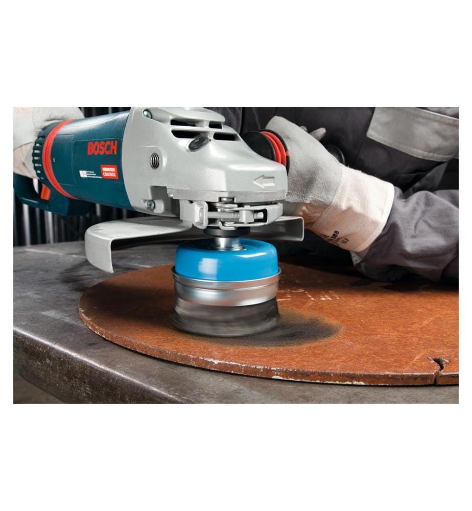 BOSCH - Professional Brosse boisseau Fil d'acier torsadé, 75 mm