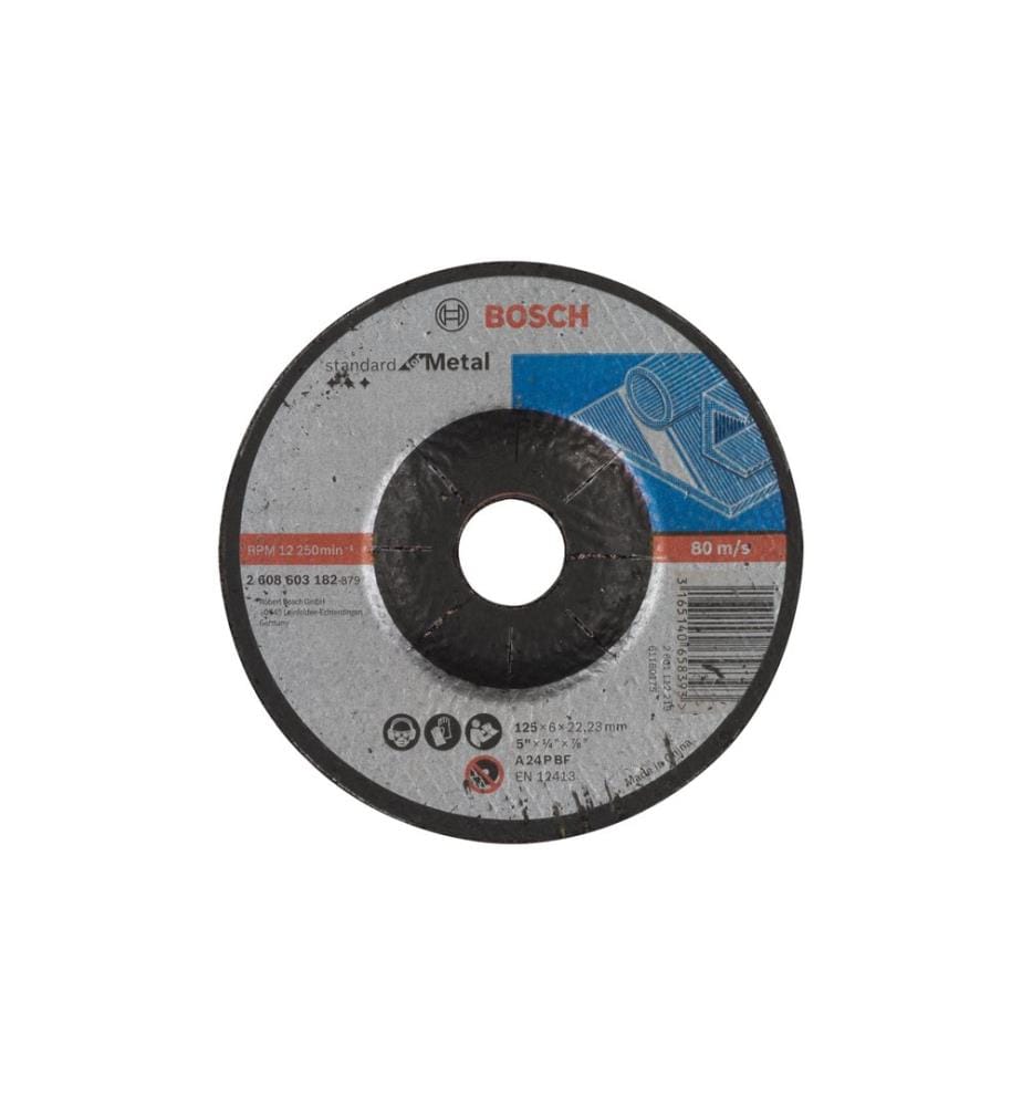 BOSCH - Professional Disque à ébarder coudé Standard for Metal, 125 mm