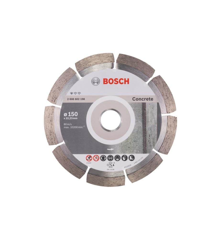 BOSCH - Professional Disque à tronçonner diamanté Standard for Concrete, 150 x 2 x 10 mm