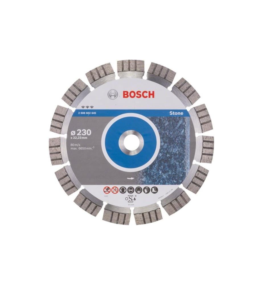 BOSCH - Professional Disque à tronçonner diamanté Best for Stone, 230 x 2.4 x 15 mm
