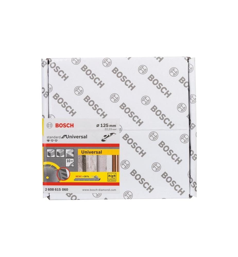 BOSCH - Professional Disque à tronçonner diamanté Standard for Universal 125 mm, 10 pièces