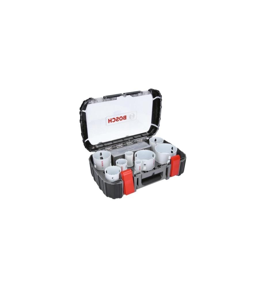BOSCH - Professional Jeux de scies à trous Kit d'électricien 11 pièces Wood & Metal