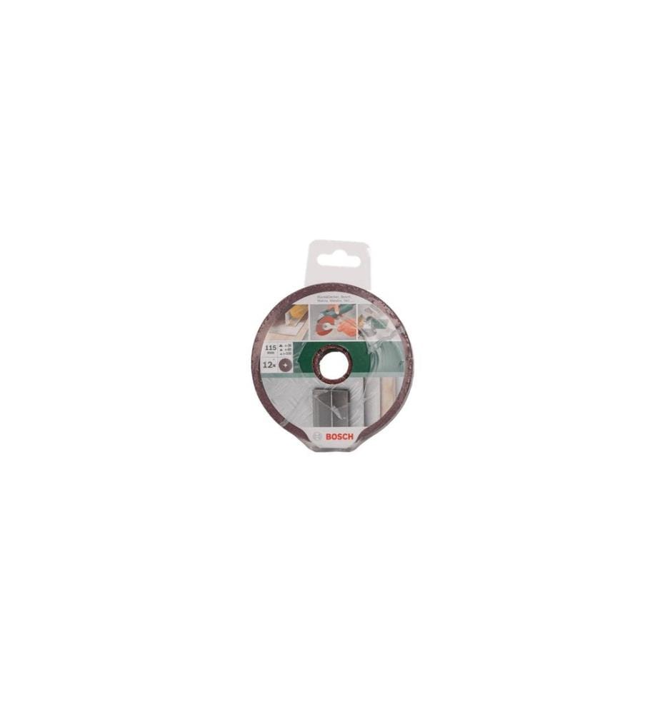 BOSCH - Jeu de 12 disques abrasifs sur fibres