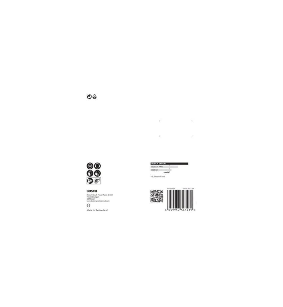 BOSCH - Professional Papier de verre EXPERT C470, 125 mm, G 40, 5 pcs.