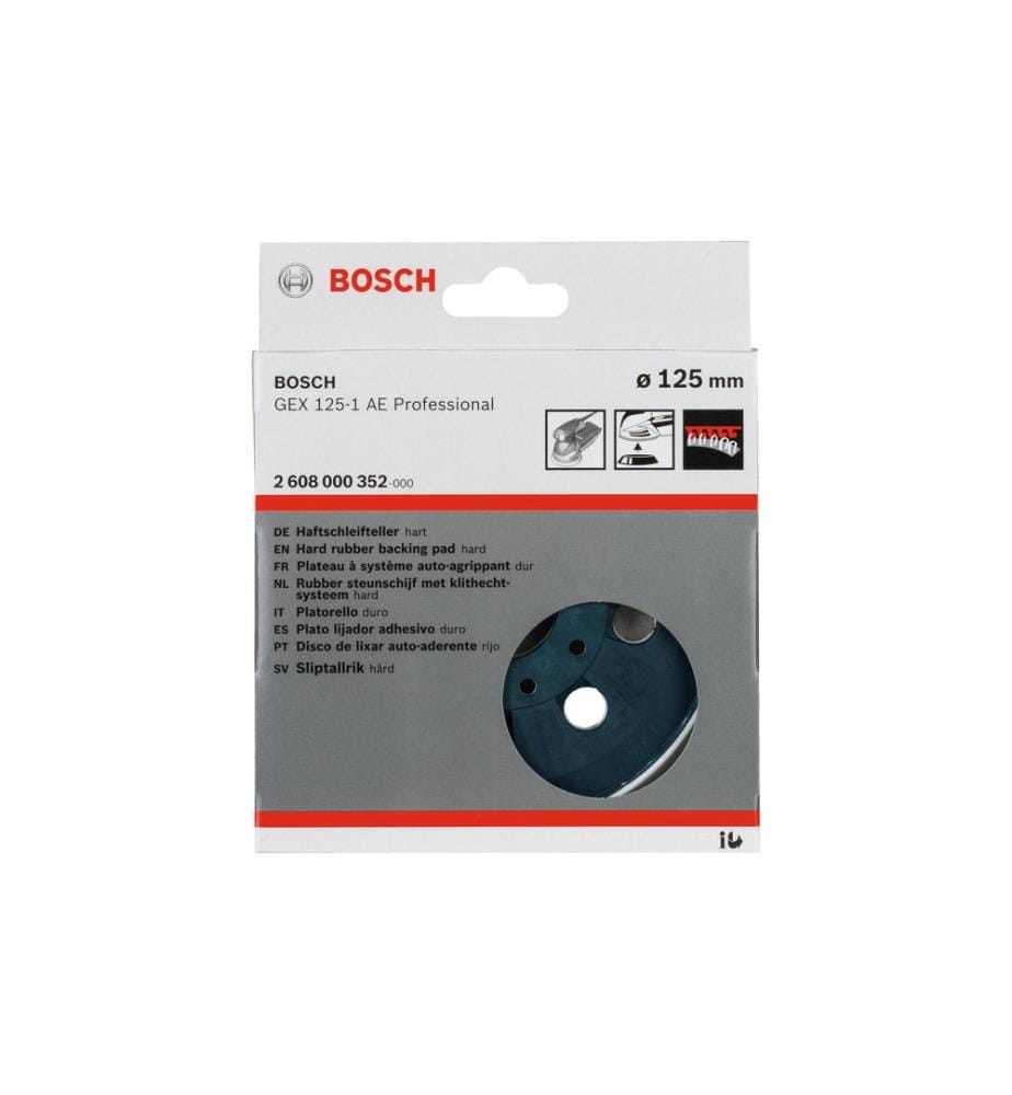 BOSCH - Professional Plateau de ponçage dur, 125 mm