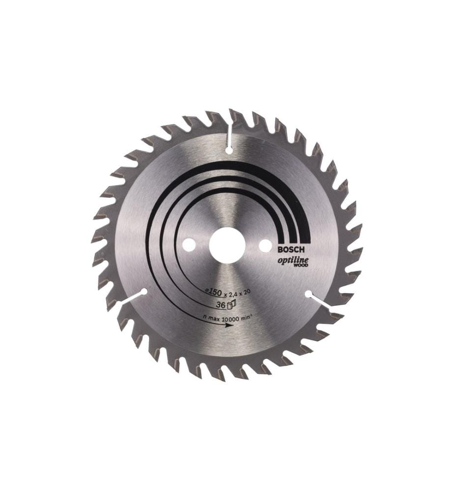 BOSCH - Professional Lame de scie circulaire Optiline Wood, 150 x 20 x 2.4 mm, Z 36