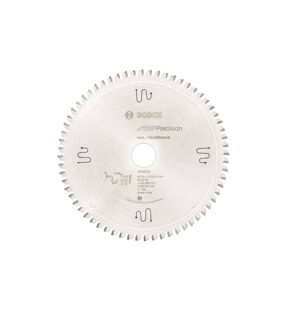 BOSCH - Professional Lame de scie circulaire Best Multi Material, 216 x 30 x 2.3 mm, Z 64