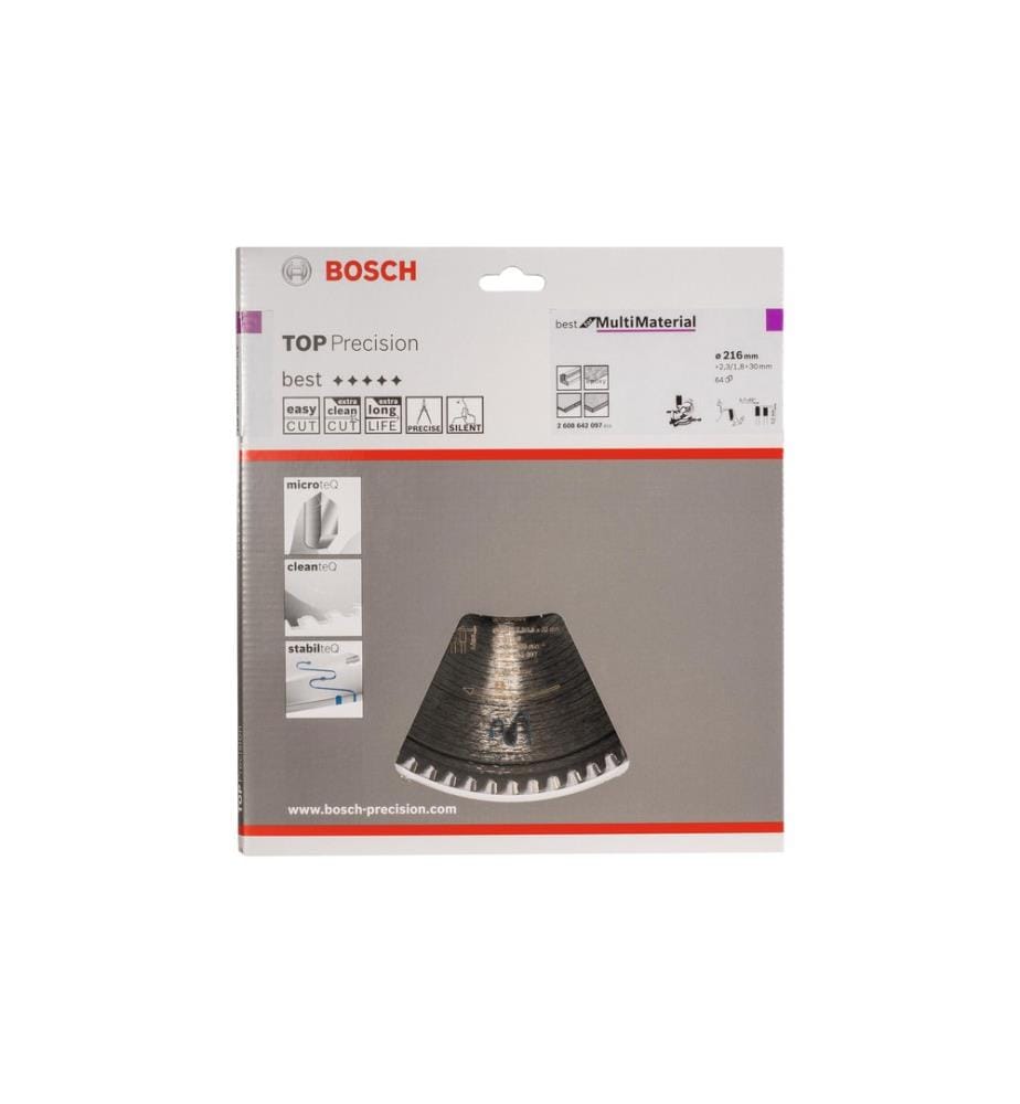 BOSCH - Professional Lame de scie circulaire Best Multi Material, 216 x 30 x 2.3 mm, Z 64