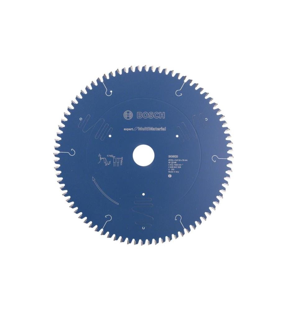 BOSCH - Professional Lame de scie circulaire Expert Multi Material, 254 x 30 x 2.4 mm, Z 80