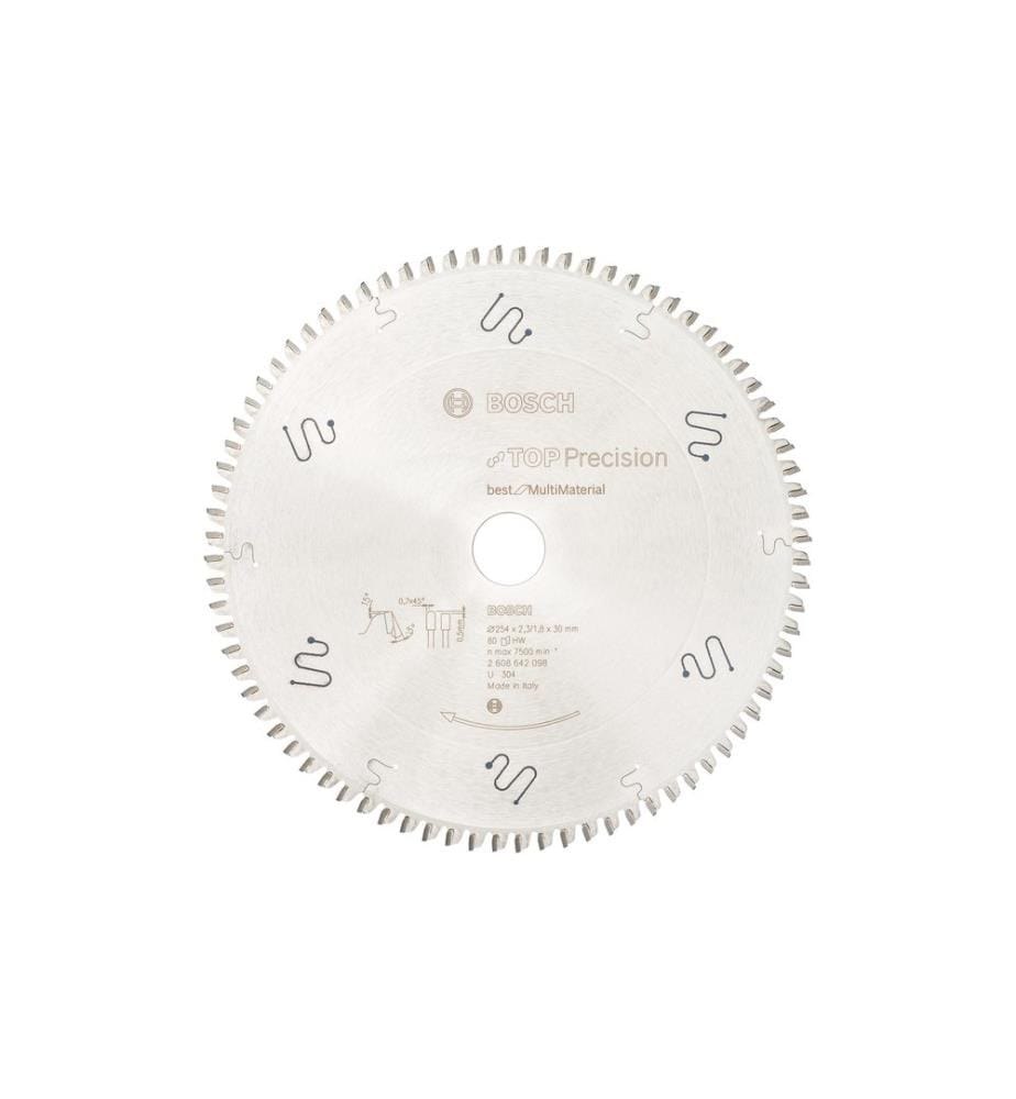 BOSCH - Professional Lame de scie circulaire Best Multi Material, 254 x 30 x 2.3 mm, Z 80
