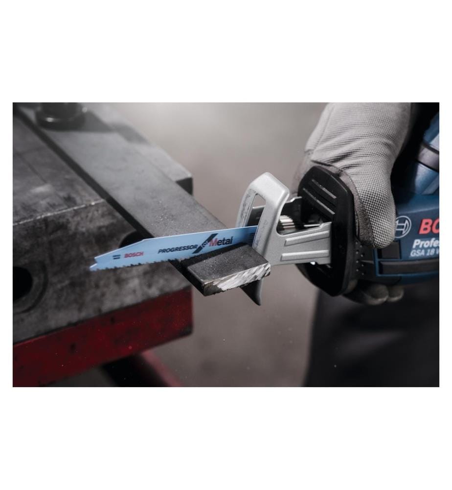 BOSCH - Professional Lame de scie sabre S 123 XF Progressor for Metal, 100 pièces