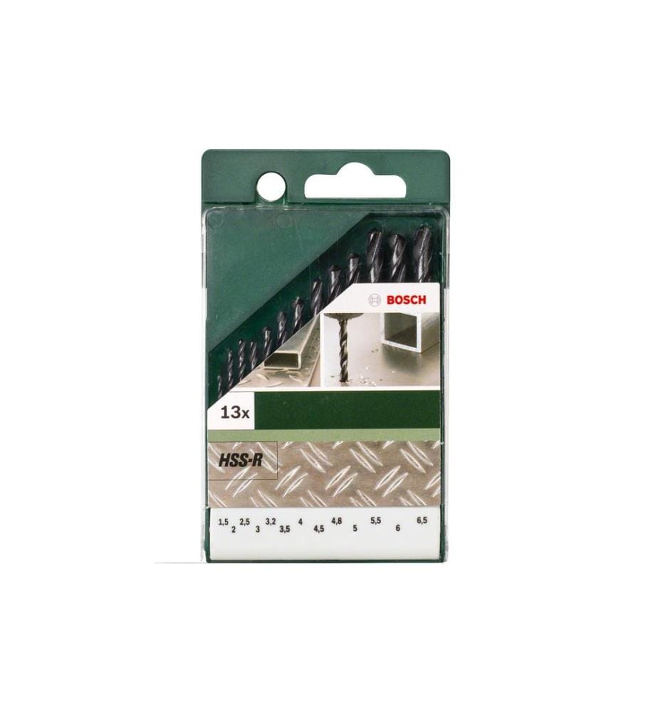 BOSCH - Kits de forets à métaux HSS-R 13 pièces