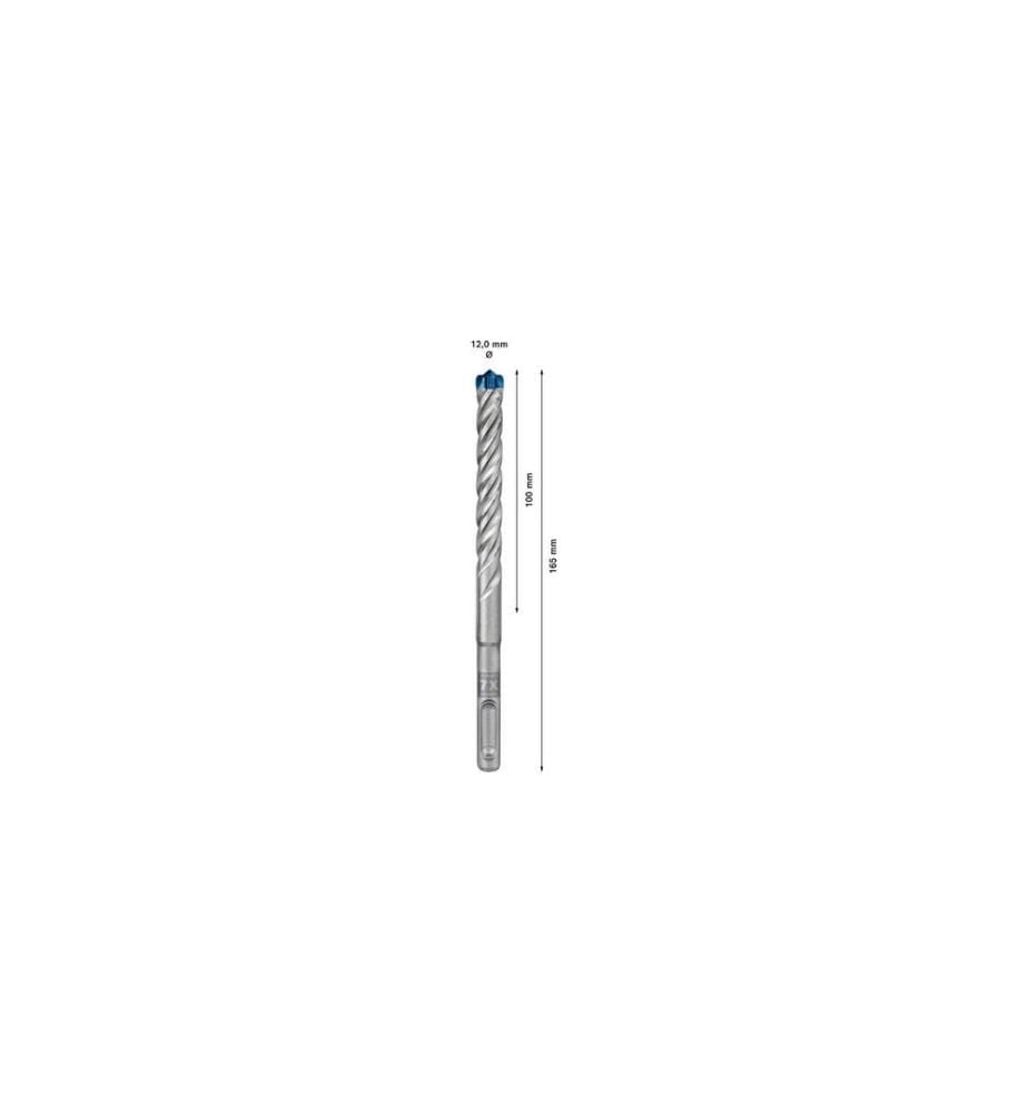 BOSCH - Professional Foret marteau EXPERT SDS plus-7X, 12 x 100 x 165 mm